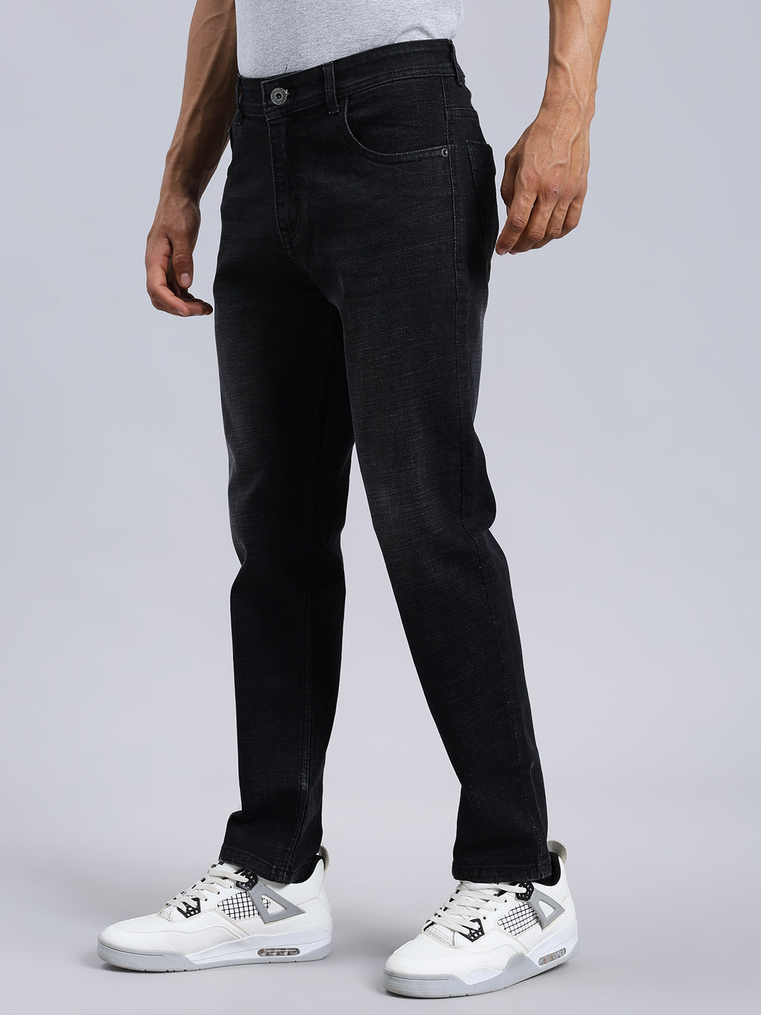Tone Grey Skinny Denim Jeans For Men
