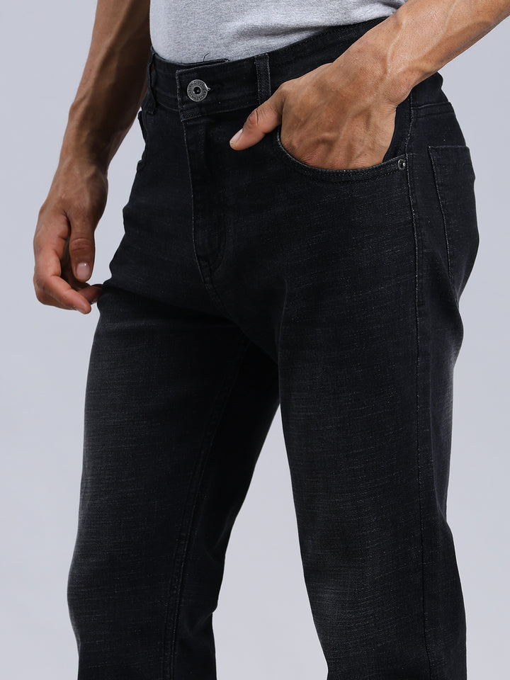 Tone Grey Skinny Denim Jeans For Men