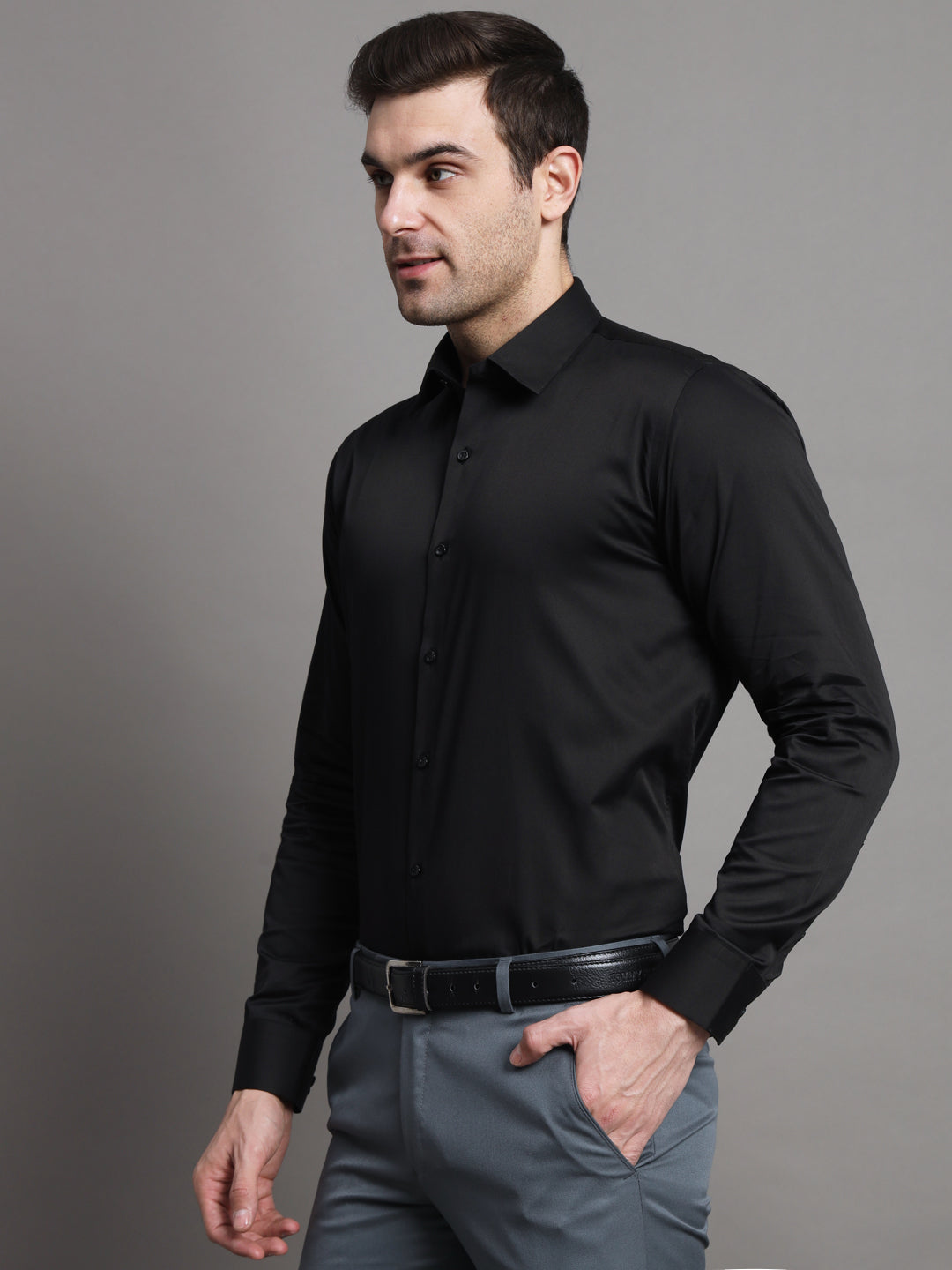 Classic Black Shirt For Men