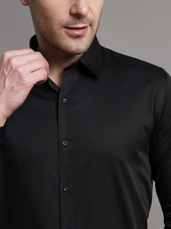 Classic Black Shirt For Men