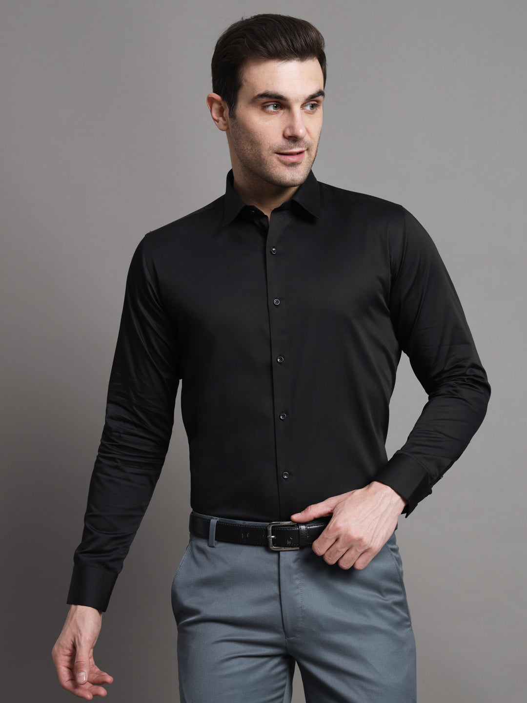 Classic Black Shirt For Men