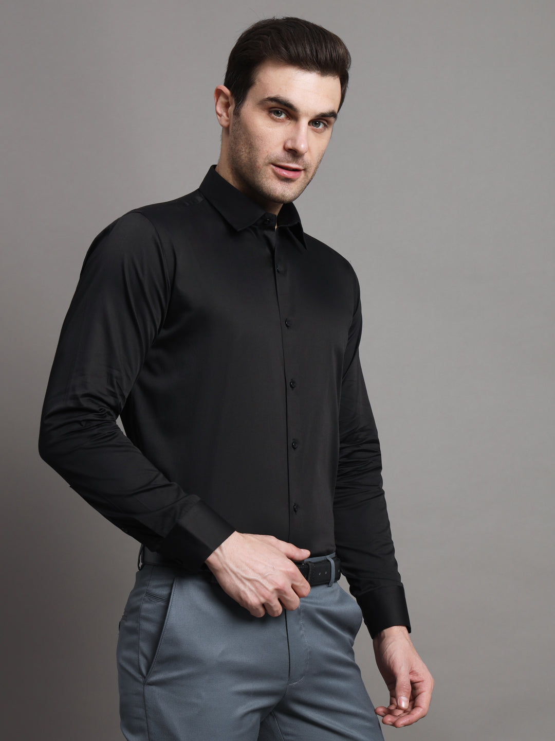 Classic Black Shirt For Men