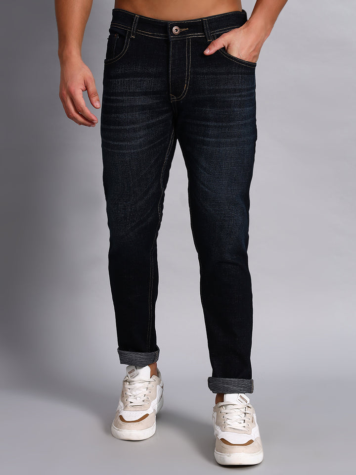 Xander Dark Blue Denim Jeans For Men