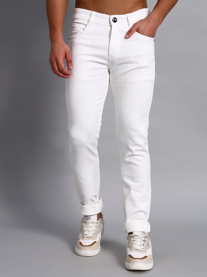 Everyday White Reactive Jeans Pant