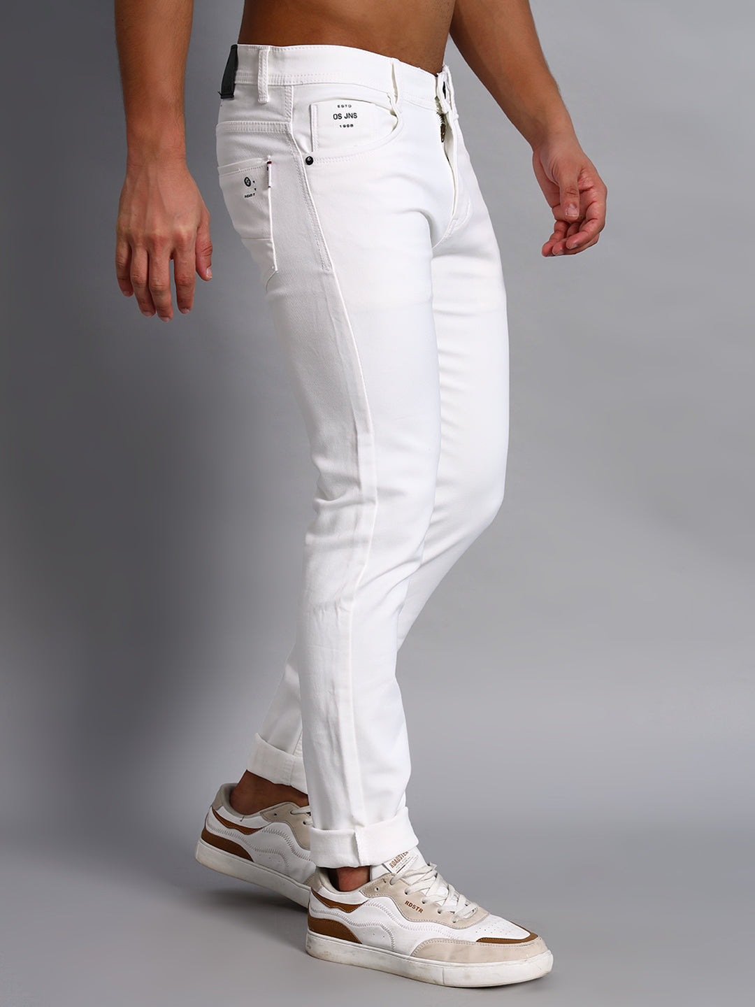 Everyday White Reactive Jeans Pant