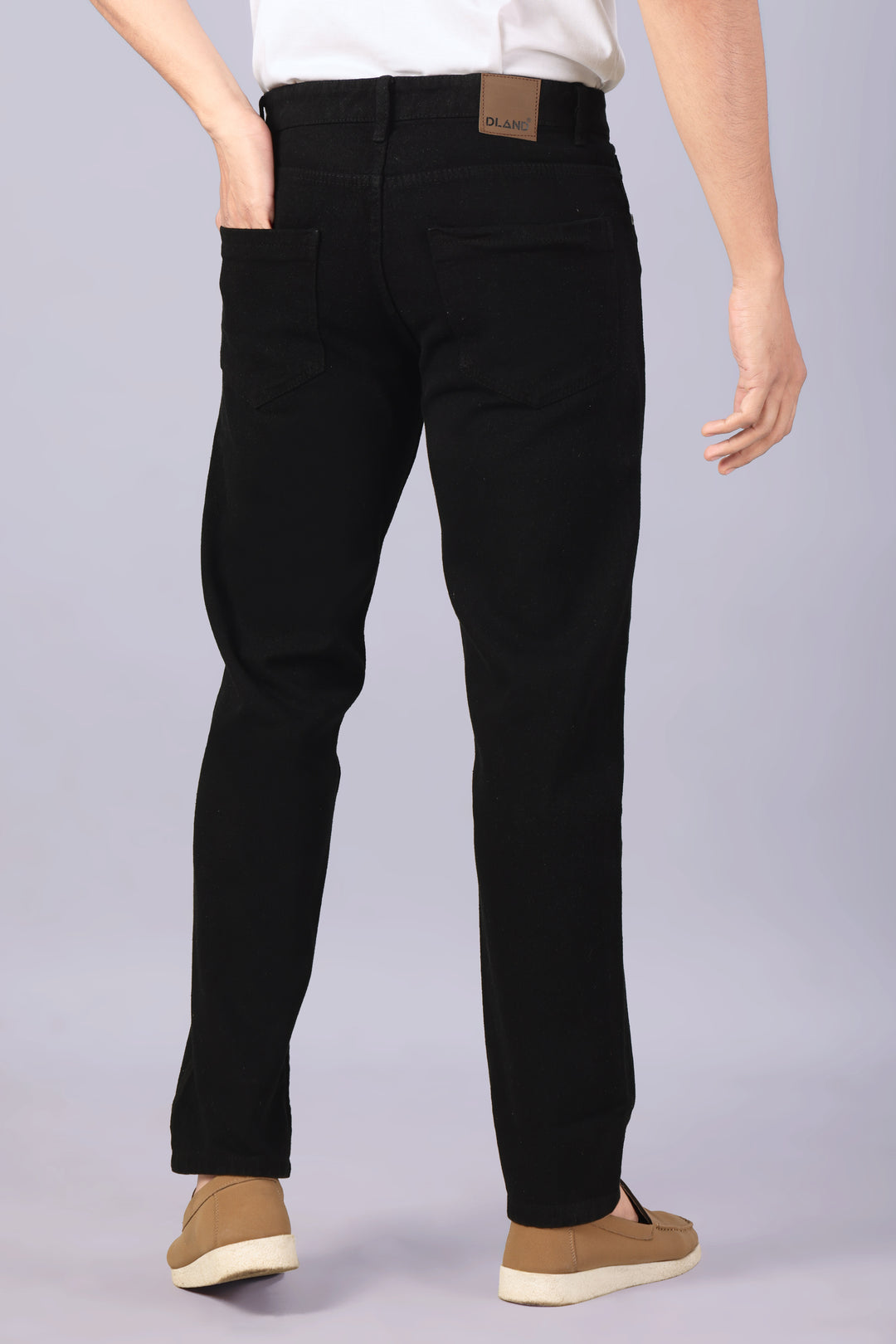Black Relax Fit Jeans For Men