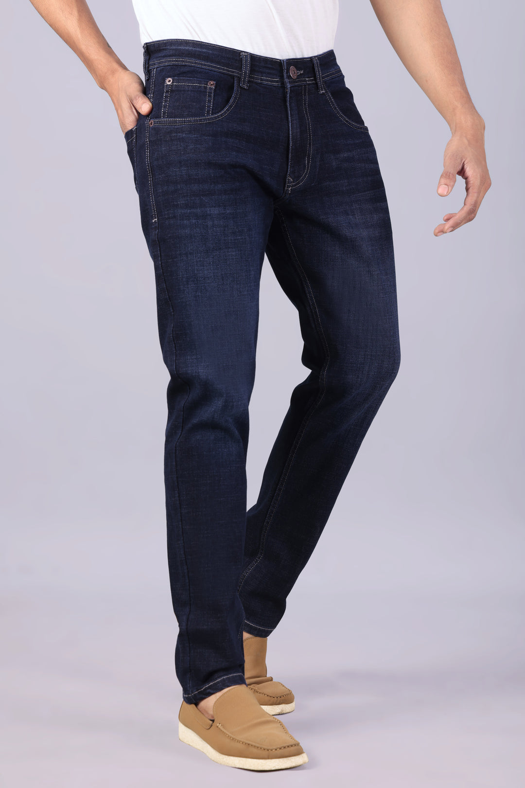 Xander Dark Blue Denim Jeans For Men