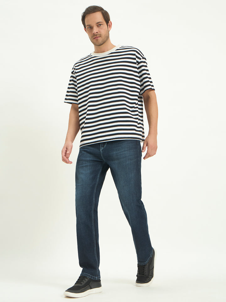 Dark Indigo Relax Fit Jeans for Men | Dland