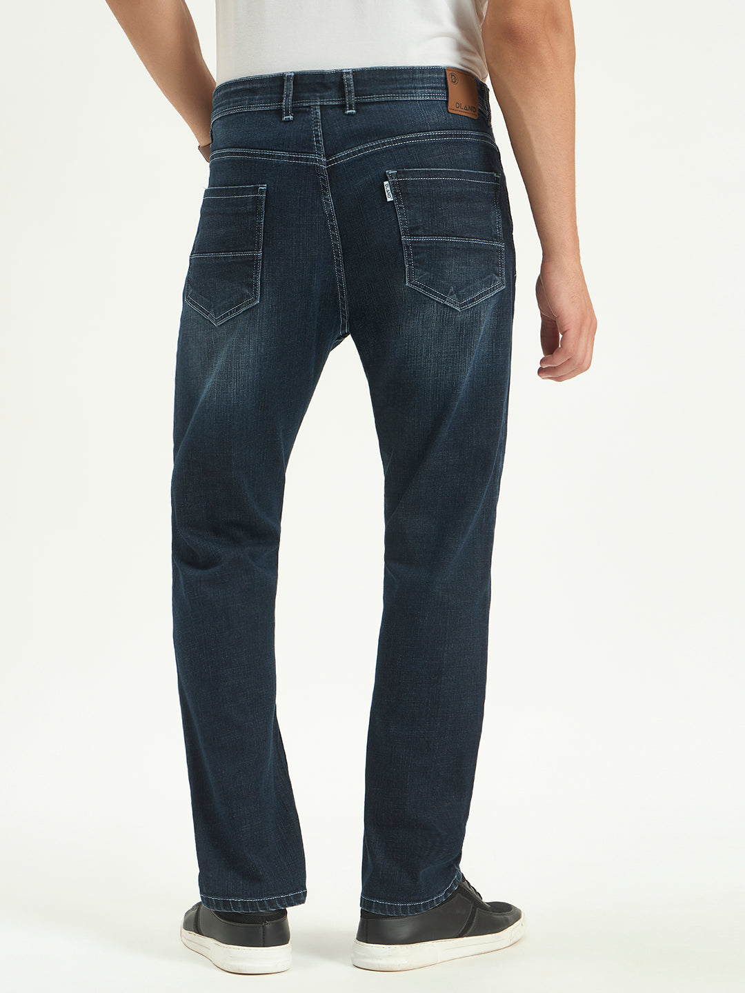 Dark Indigo Relax Fit Jeans for Men | Dland