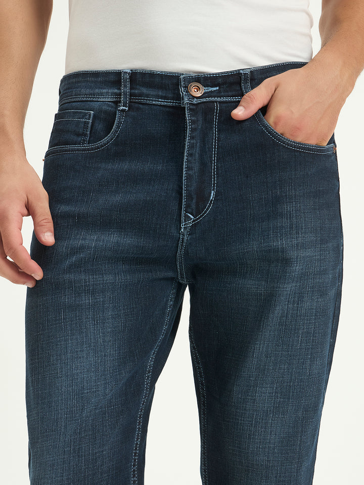 Dark Indigo Relax Fit Jeans for Men | Dland