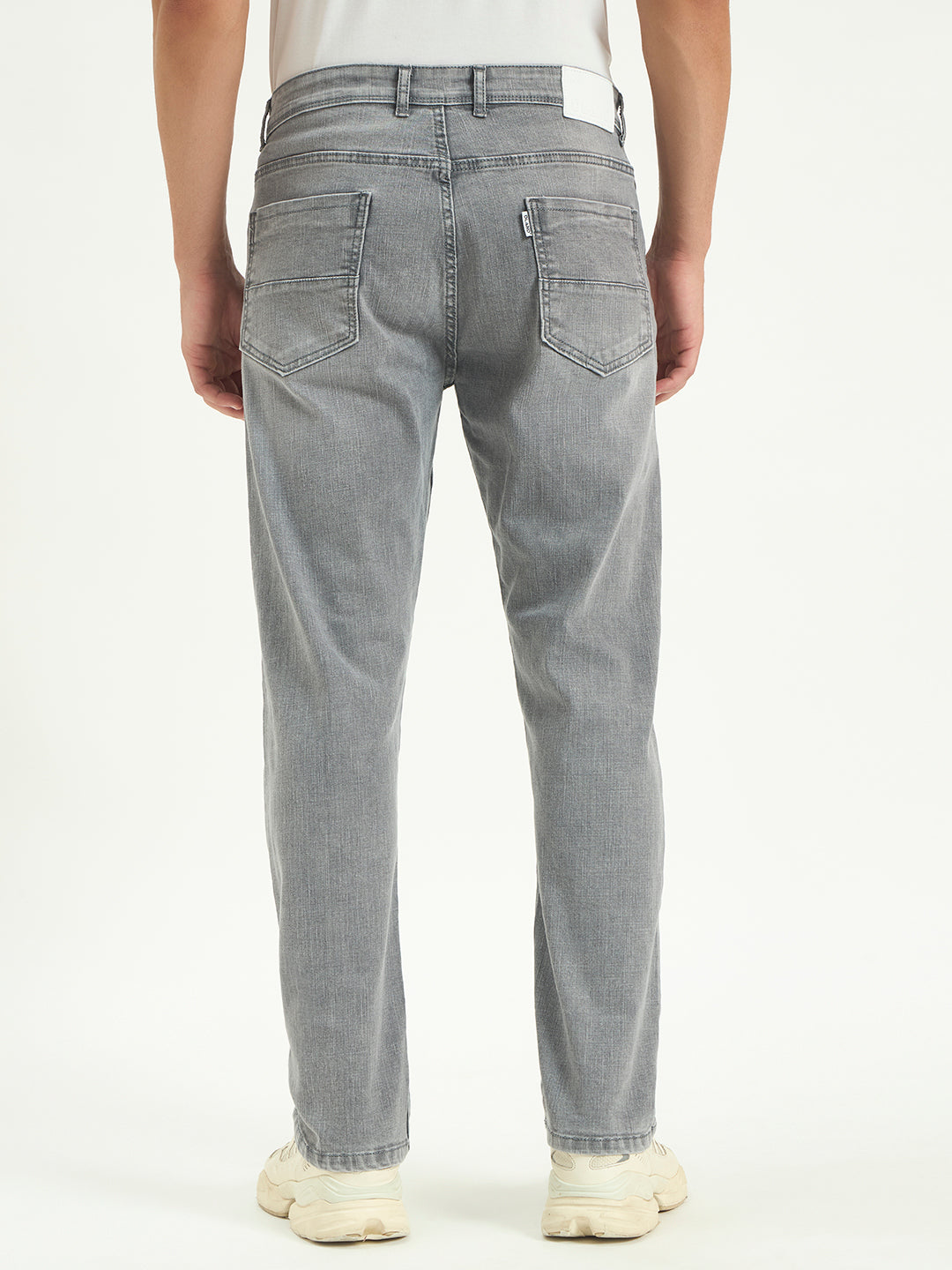 Light Grey Relax Fit Jeans for Men | Dland