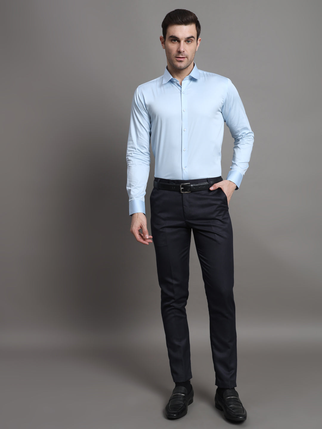 Classic Light Blue Shirt For Men