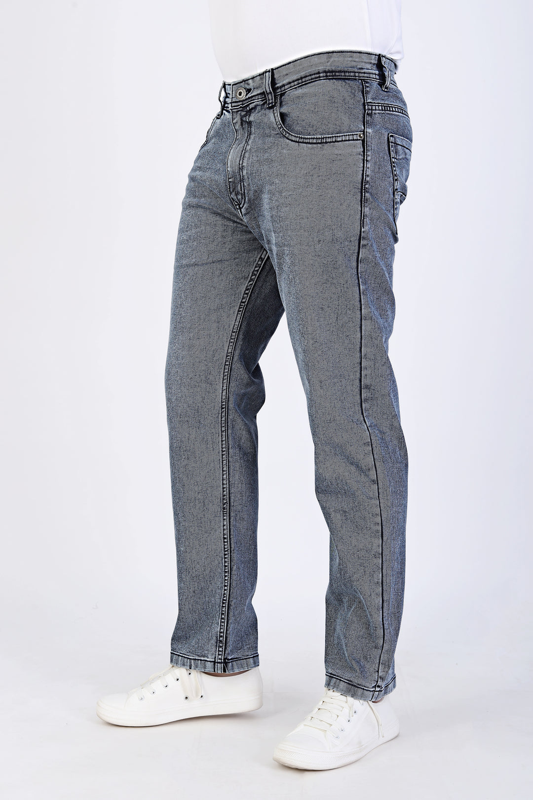 Sky Fade Straight Fit Denim Jeans For Men