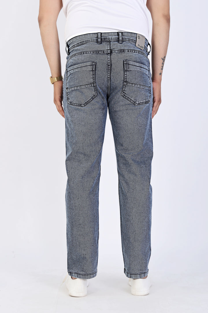 Sky Fade Straight Fit Denim Jeans For Men