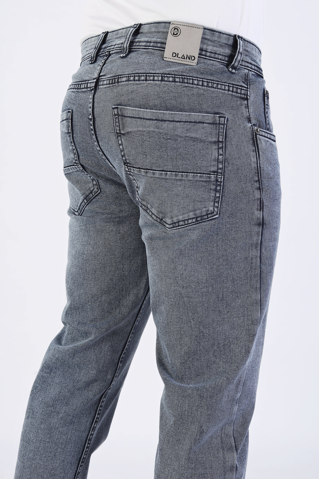 Sky Fade Straight Fit Denim Jeans For Men