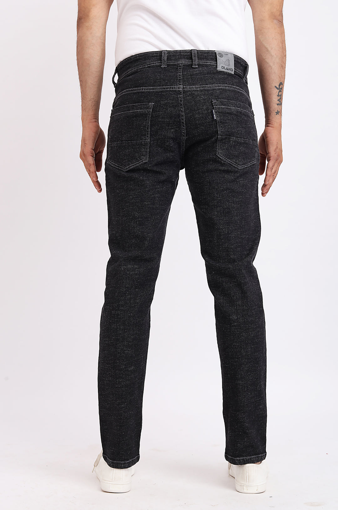 Raw Wash Stretch Slim Fit Denim Jeans For Men