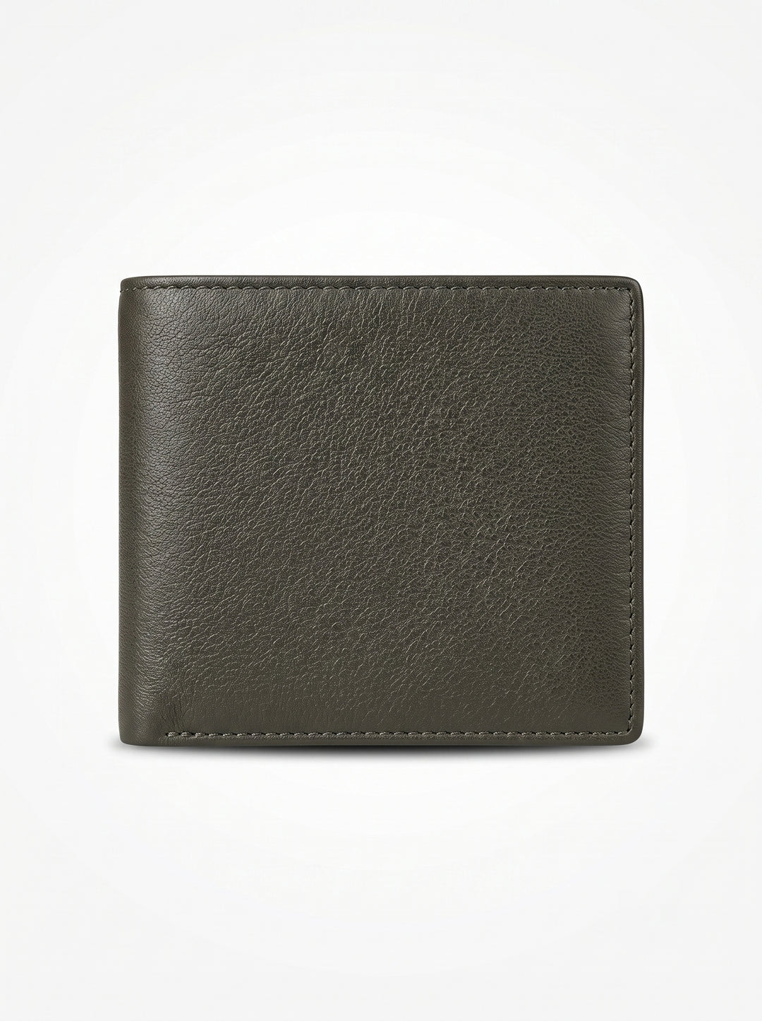 Minimalist 6-Slot Leather Bi-Fold Wallet – Classic Black