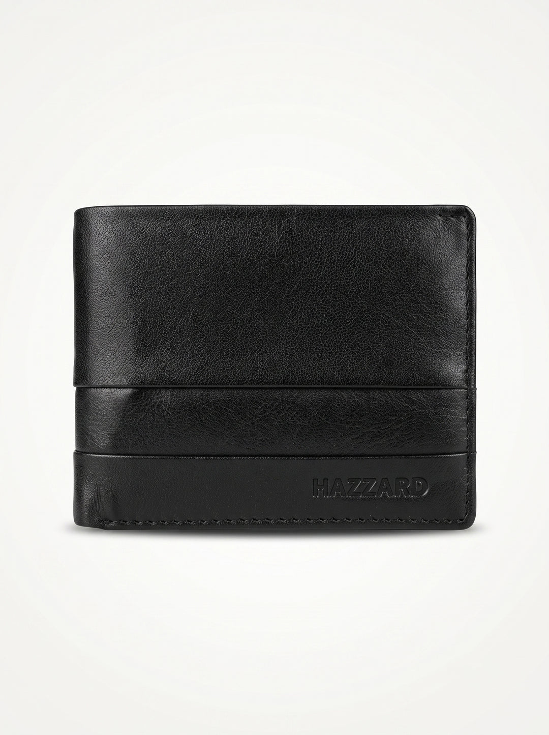 Classic Leather Bi-Fold Wallet with Coin Pouch – Dark Brown