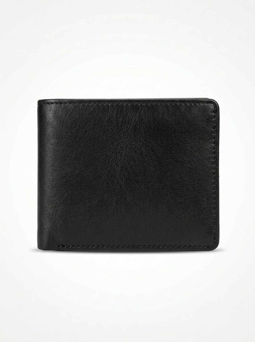 Premium Genuine Leather Bi-Fold Wallet – Dark Brown
