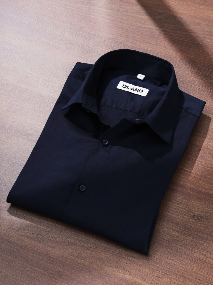 Classic Navy Blue Shirt For Men