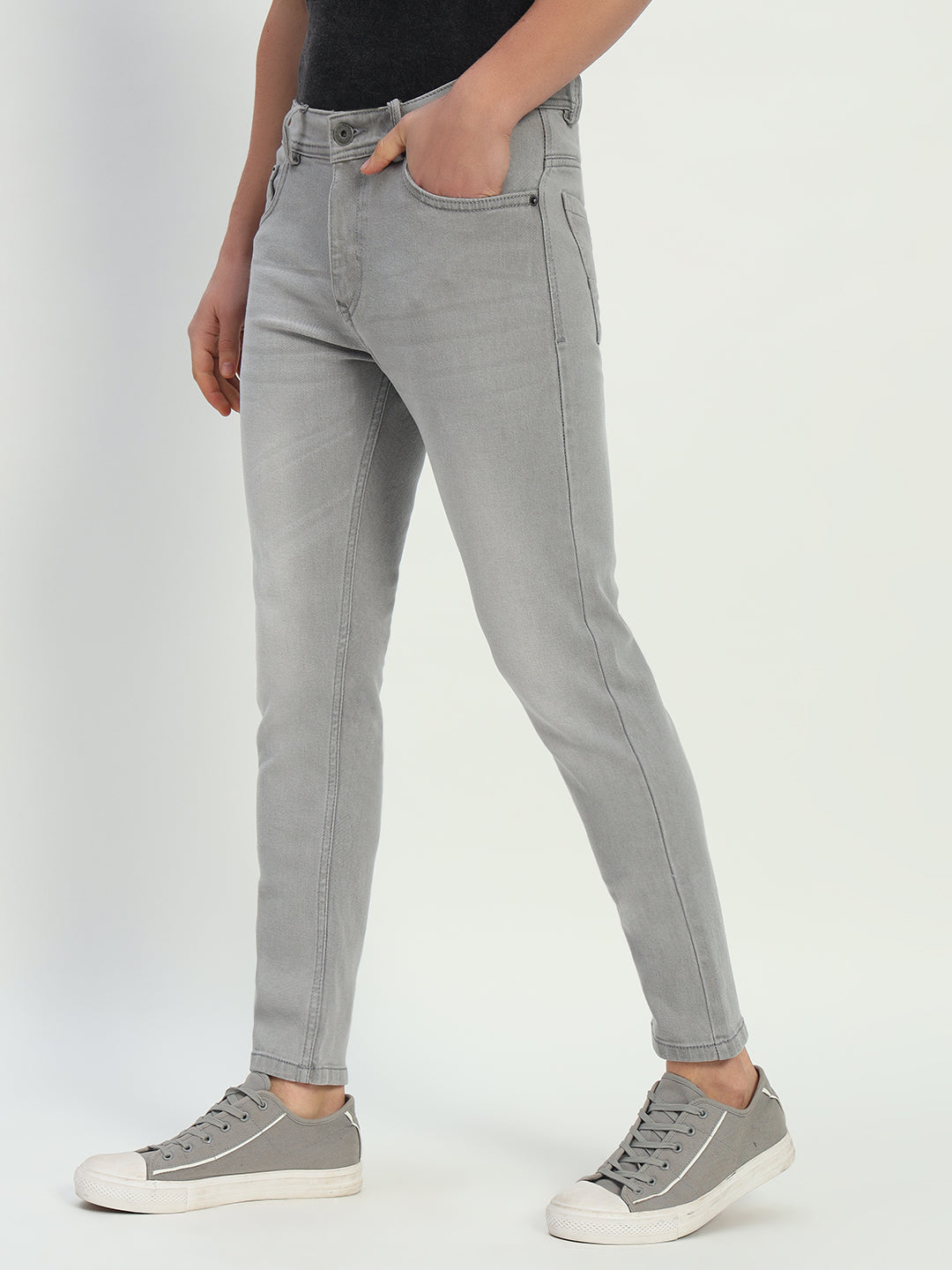 Slim Fit Jeans For Men Next Mens Grey Jeans Buy Grey Charcoal Slim