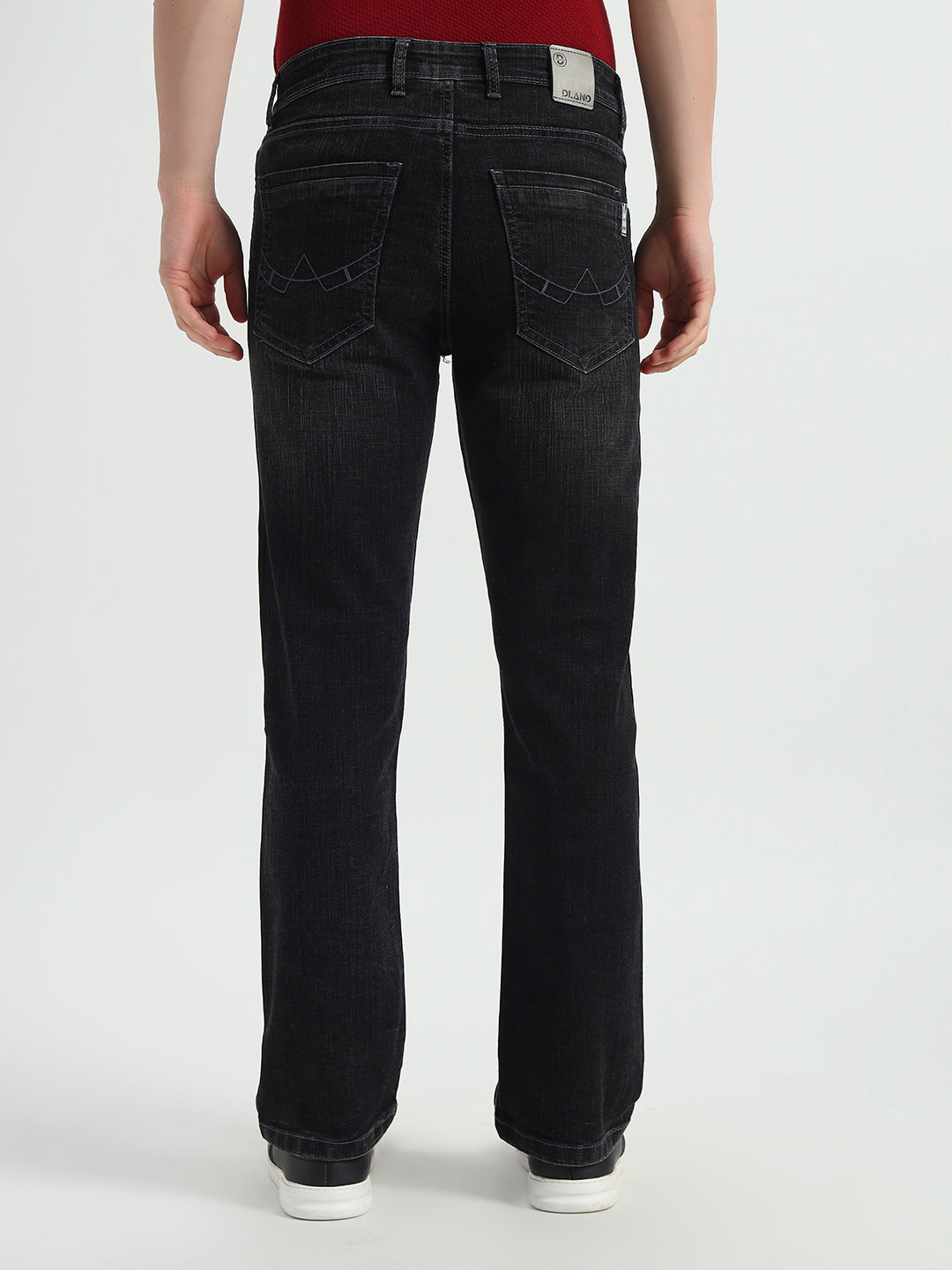Charcoal Grey Straight Fit Jeans