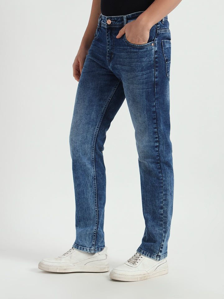 Light Blue Straight Fit Jeans