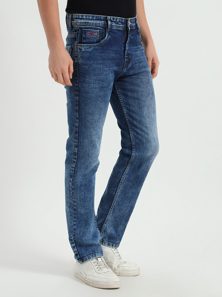 Light Blue Straight Fit Jeans