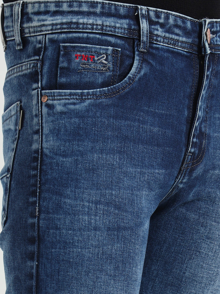 Light Blue Straight Fit Jeans