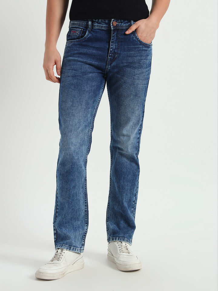 Light Blue Straight Fit Jeans