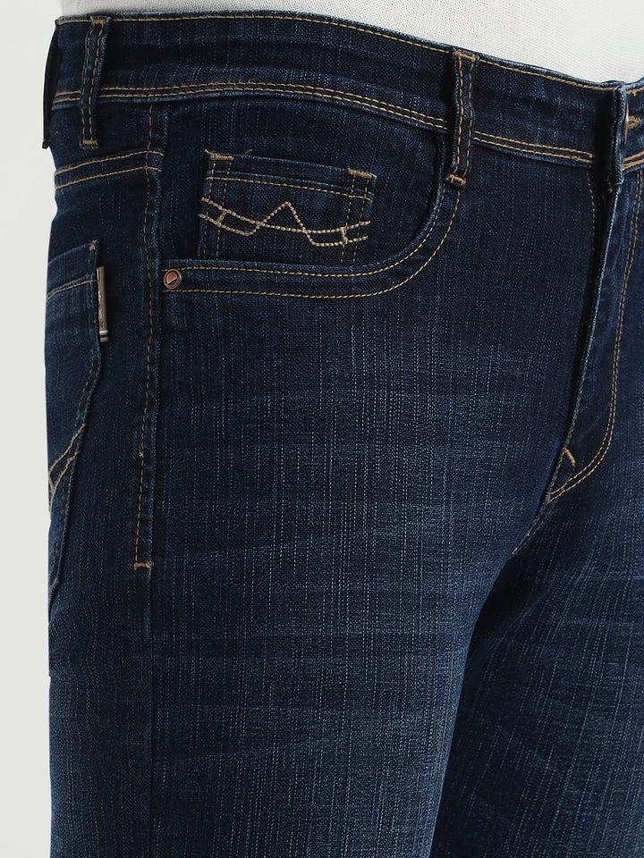 Smoke Blue Straight Fit Jeans