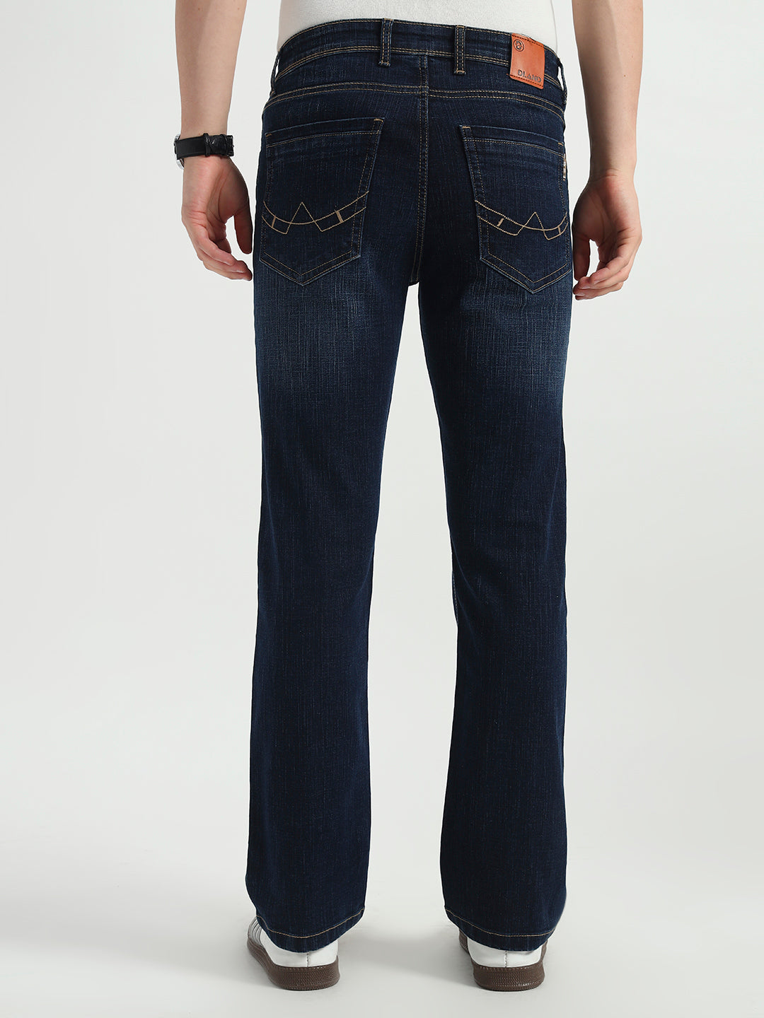 Smoke Blue Straight Fit Jeans