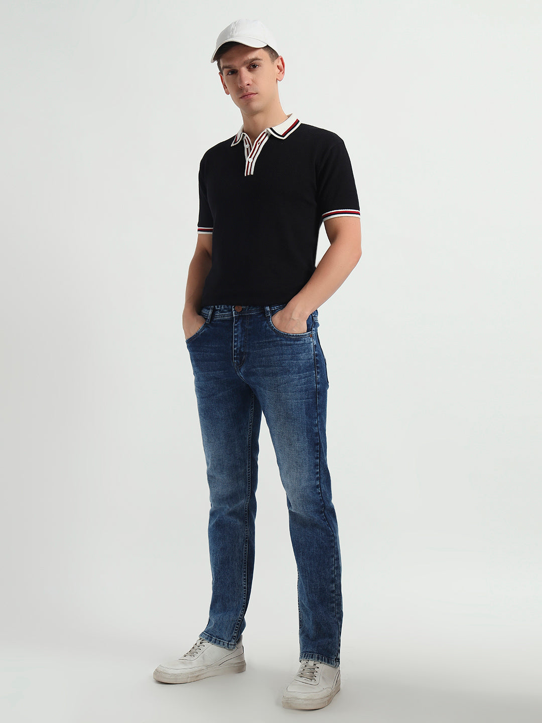 Light Blue Straight Fit Jeans