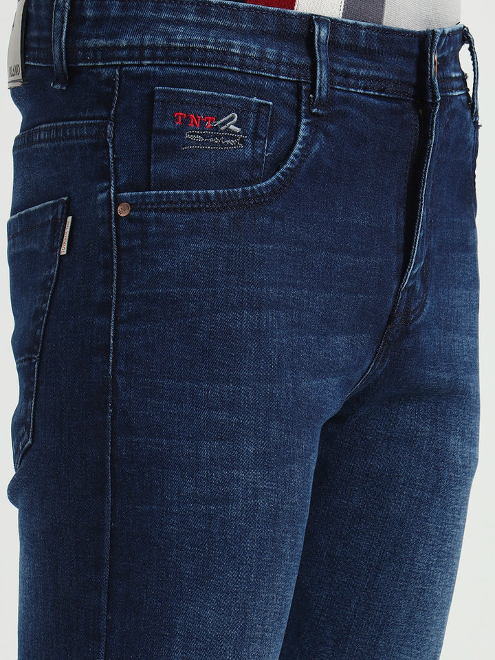 Dark Blue Straight Fit Jeans
