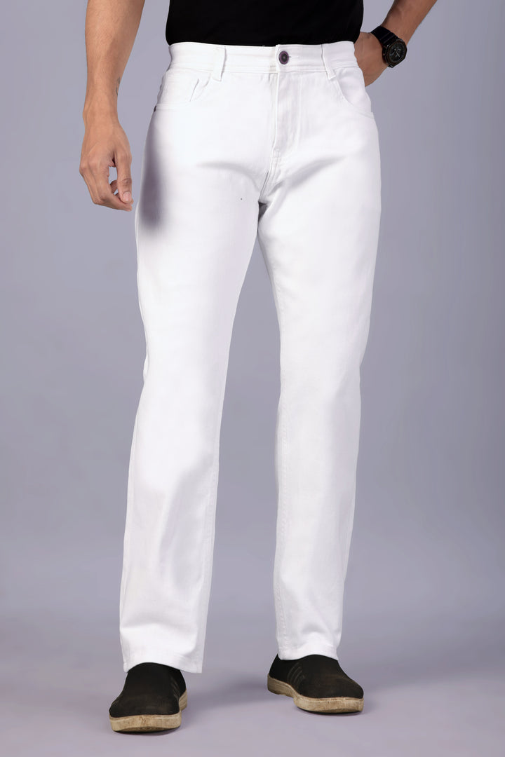 Glacier White Denim Jeans