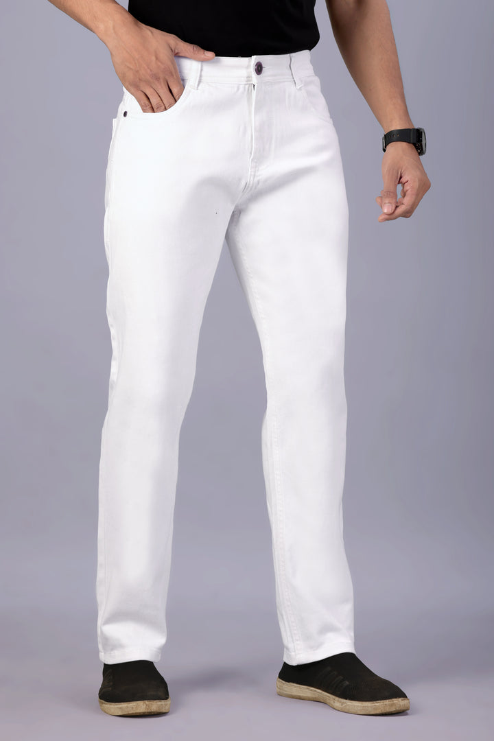 Glacier White Denim Jeans