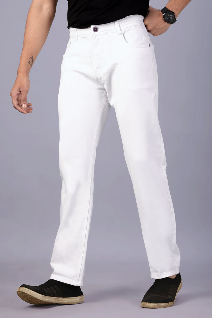 Glacier White Denim Jeans