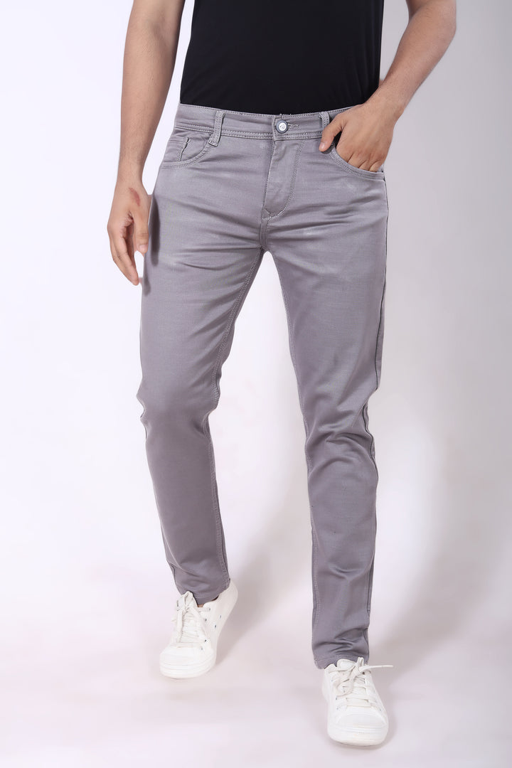 Grey Reactive Jeans Pant