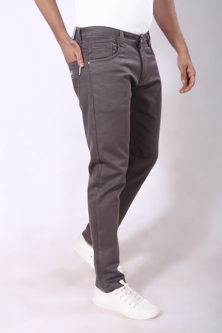 Mid Brown Reactive Jeans Pant