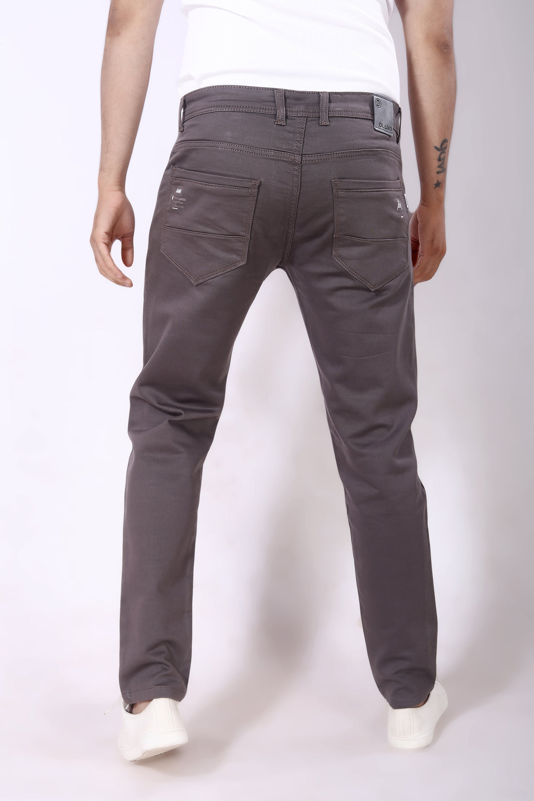 Mid Brown Reactive Jeans Pant