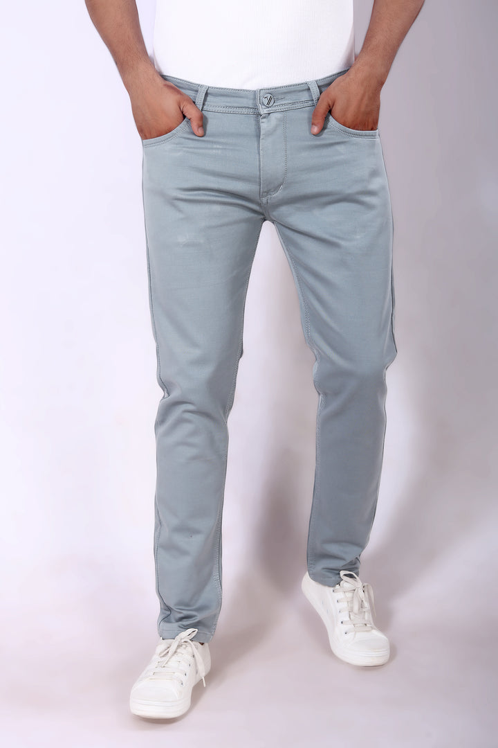 Sea Green Reactive Jeans Pant