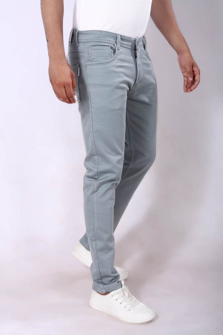 Sea Green Reactive Jeans Pant