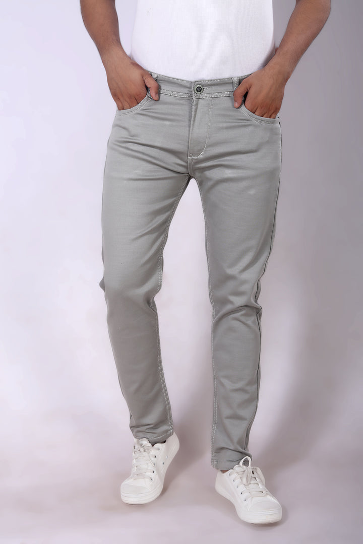 Light Olive Green Reactive Jeans Pant