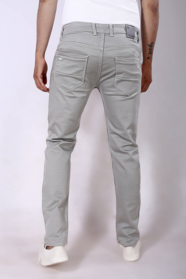 Light Olive Green Reactive Jeans Pant