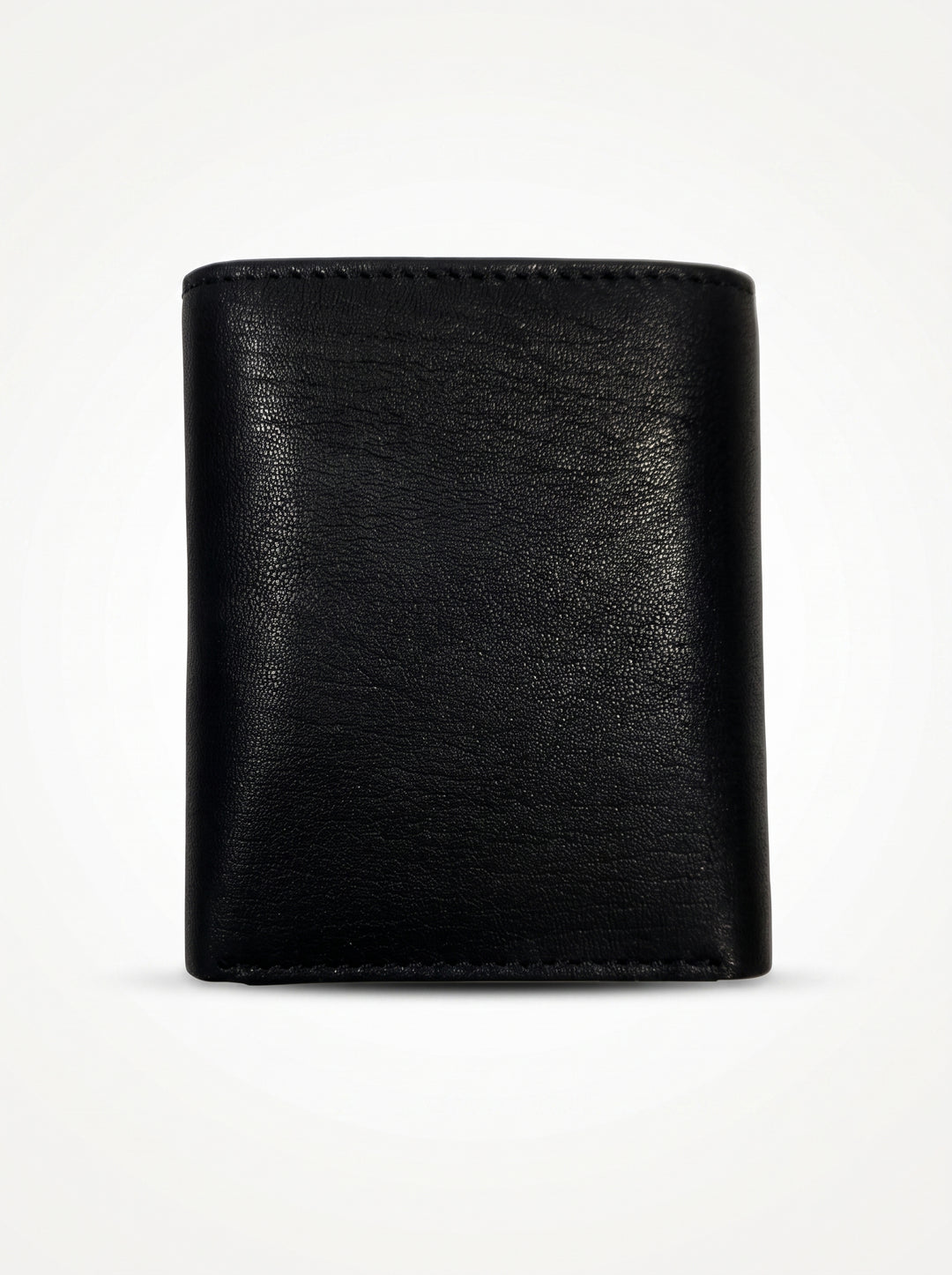 Premium Compact Leather Trifold Wallet – Brown