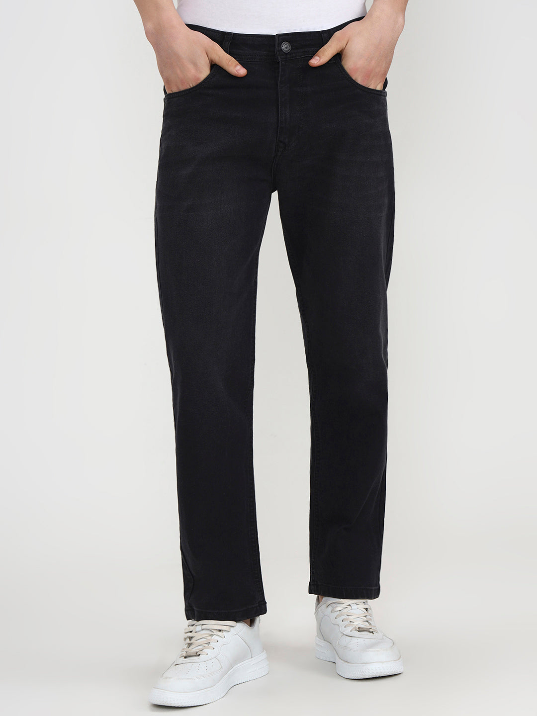 Tone Grey Skinny Denim Jeans For Men