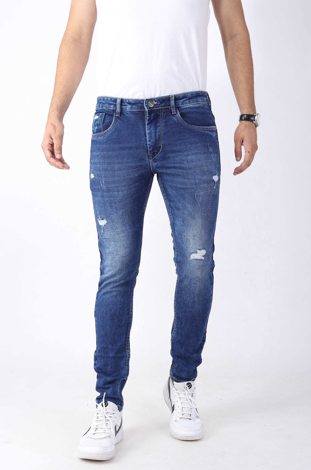 Rigze Blue Skinny Jeans For Men