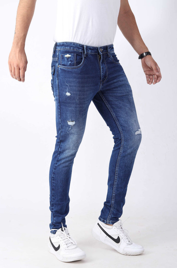 Rigze Blue Skinny Jeans For Men