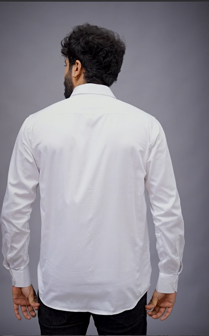 Classic White Shirt For Men