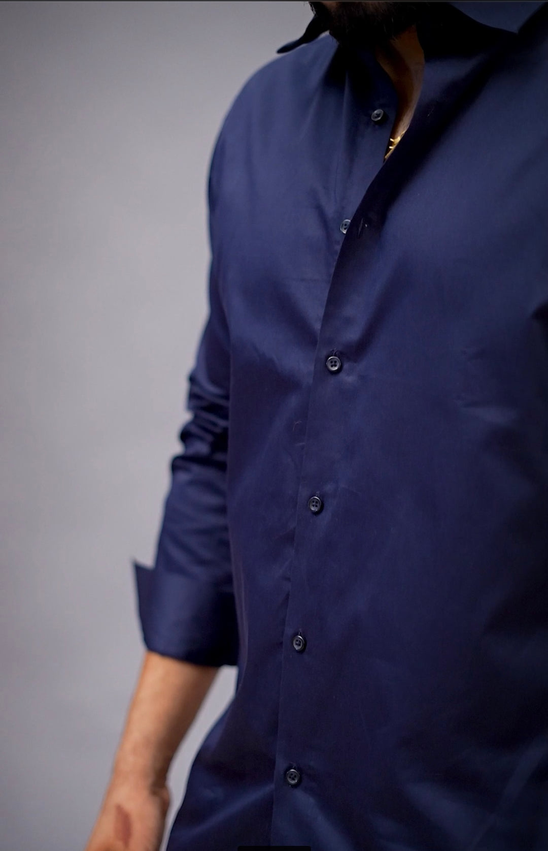 Classic Navy Blue Shirt For Men